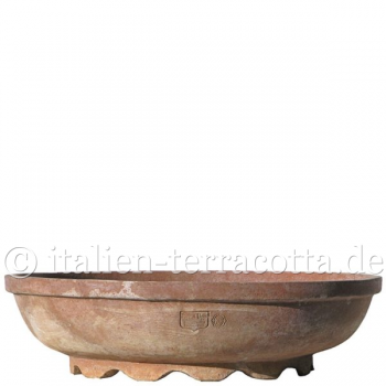 Terracotta Schale mit elegantem Fuß - Ciotola Con Piedino Smerlato